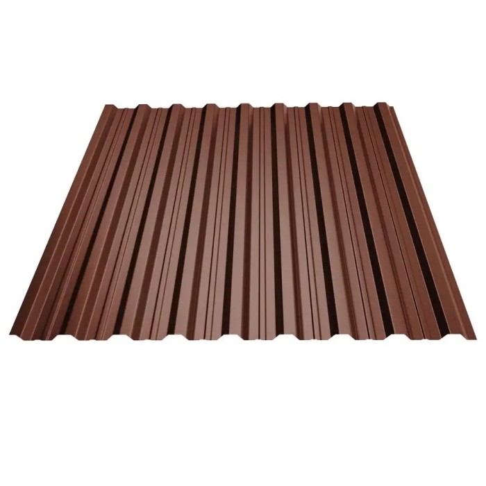 Tabla cutata maro lucios 0.35 mm/1700 mm